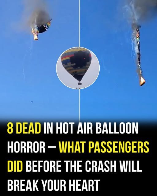 Southern Brazil Hot Air Balloon Crash Claims Eight Lives in Devastating Incident