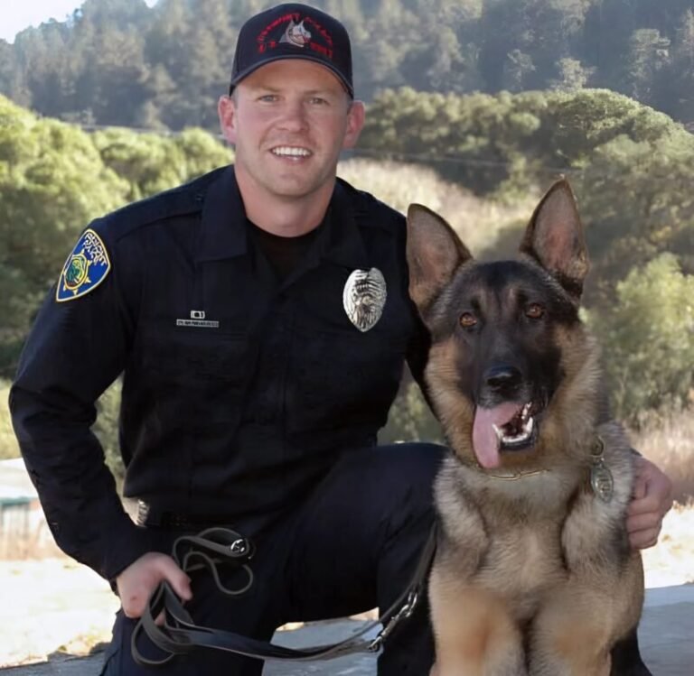 The doctors brought the dog to say goodbye to his owner, but then the smart animal suddenly started barking loudly and jumped onto the officer’s bed